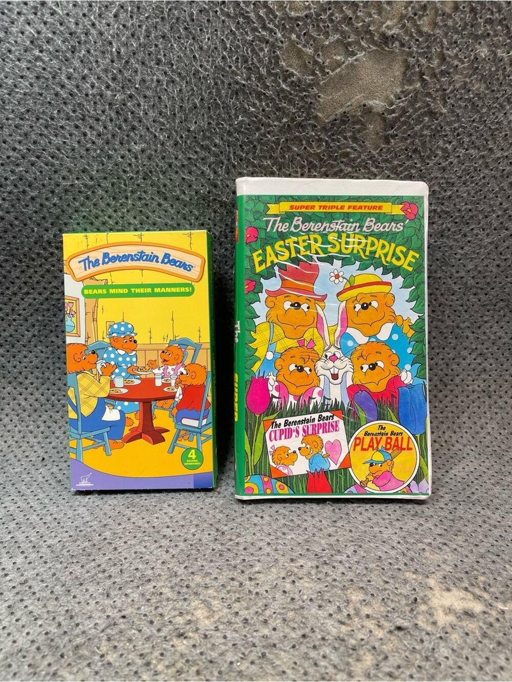 The Berenstain Bears Easter Surprise Triple Ft. & Bears Mind Their Manners VHS